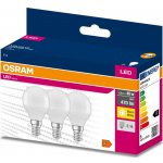Osram 3x LED žárovka E14 P45 4,9W = 40W 470lm 2700K Teplá bílá – Hledejceny.cz
