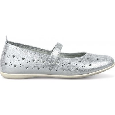 Ciciban dívčí baleríny stříbrné – Zboží Dáma