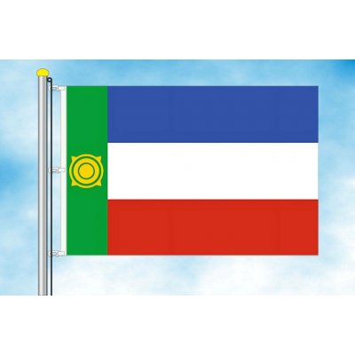 LIBEA, s.r.o. Chakasie vlajka Rozměr: 100×150 cm, Uchycení: Karabiny na stožár – Hledejceny.cz