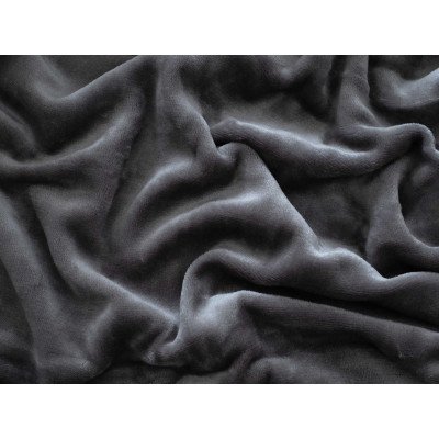 MKLuzkoviny.cz Prostěradlo mikroplyš Exclusive tmavě šedé 220x200 – Zboží Dáma