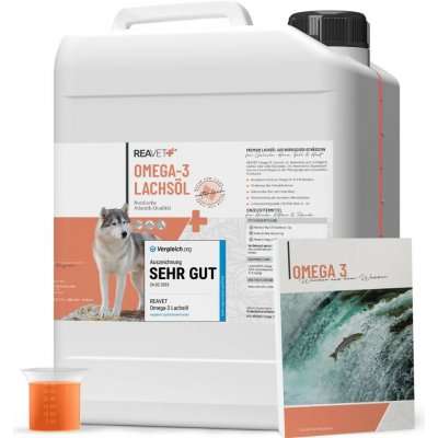 Reavet Omega-3 lososový olej 5 litrů – Hledejceny.cz