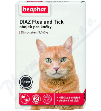 Diaz Flea And Tick 3.465g Obojek Pro Kočky 35cm od 213 Kč - Heureka.cz