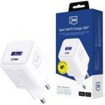 3mk napájecí adaptér Hyper Charger PD 33W GaN QC4+ PPS AFC FCP SCP 1A1C White 5903108684323 - originální – Zboží Živě