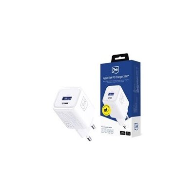 3mk napájecí adaptér Hyper Charger PD 33W GaN QC4+ PPS AFC FCP SCP 1A1C White 5903108684323 - originální – Zboží Živě