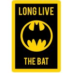 CurePink: Vnitřní kobereček DC Comics: Batman černý polyester 93645 – Zboží Dáma