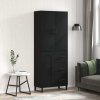 Regál a polička Prolenta Maison Exclusive Skříň highboard černá 69 5 x 34 x 180 cm kompozitní dřevo