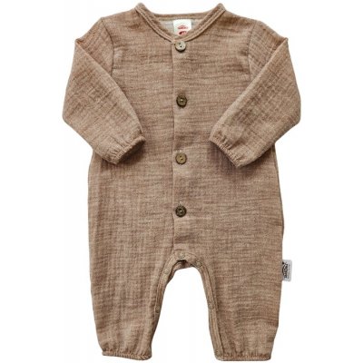 Makoma Mušelínový overal bez ťapek HNĚDÝ MELÍR – Hledejceny.cz