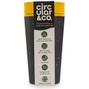 Circular & Co. recyklovaný kelímek na kávu 340 ml Barva: Černá/Hořčicově žlutá
