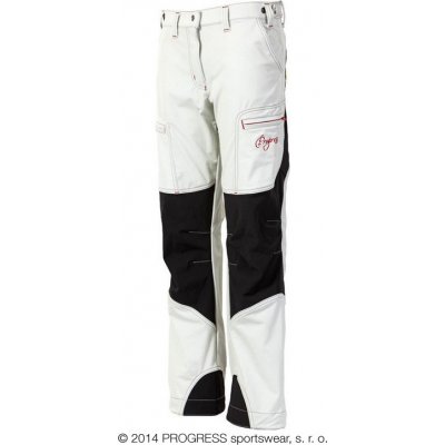 Progress dámské zimní technické kalhoty Quetta bílá/černá – Zboží Mobilmania