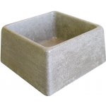 BETON Miska čtverec 600 ml – Zboží Dáma
