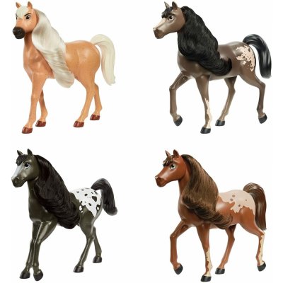 Mattel Spirit Core Stádo koní Tmavě hřebec – Zboží Mobilmania