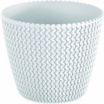Prosperplast Květináč SPLOFY bílý 18.7 cm – Zboží Dáma