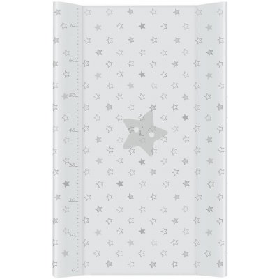 Ceba Baby podložka s pevnou deskou Comfort Hvězdy šedé 80 x 50 – Zboží Mobilmania