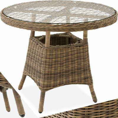 tectake 403640 zahradní stůl - přírodní – Hledejceny.cz