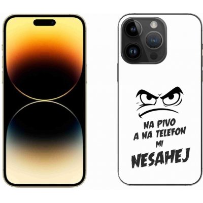 mmCase na iPhone 14 Pro Max 6.7 - pivní motiv 2 bílé pozadí – Zboží Mobilmania