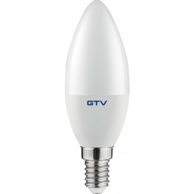 GTV LED žárovka C37 E14 6W 4000K LD-SMNGC30B-60 – Zboží Živě