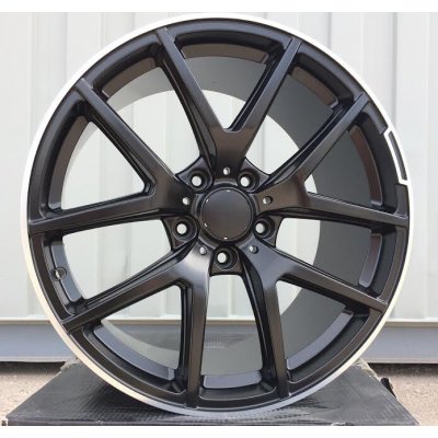 Racing Line A8221 10x21 5x130 ET33 matt black polished rim – Hledejceny.cz