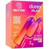 Vibrátor Durex Play Vibe & Tease 2in1 & Teaser Tip se stimulačním nástavcem barva růžová
