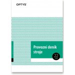Optys 1234 Provozní deník stroje A4 nepropisující – Zboží Mobilmania