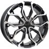 Alu kolo, lité kolo Racing Line XF260 7x17 4x100 ET44 black polished