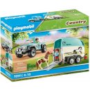 Playmobil 70511 Auto s přívěsem pro poníky