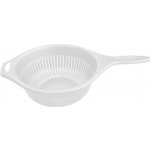 BENTOM Cedník s rukojetí; 40x23,2x9,8 cm; plastový, mix barev – Sleviste.cz