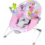 Bright Starts Bright Starts dětské vibrující houpátko PINK PARADISE 1xLR14 AG0461 – Zboží Dáma
