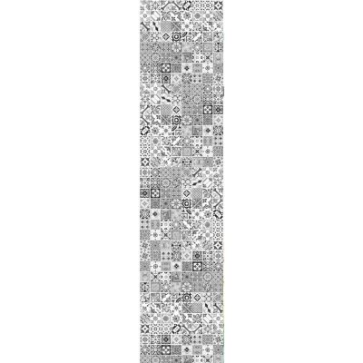 DS-019 Samolepící tapeta ČERNOBÍLÉ KACHLIČKY rozměry 60 x 260 cm