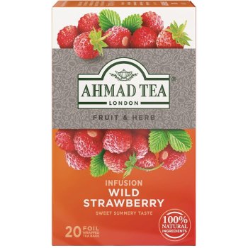 Ahmad Tea Wild Strawberries ovocný čaj 20 x 2 g