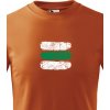 Dětské tričko Canvas dětské tričko Turistická značka zelená, oranžová 2079
