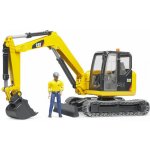 Bruder 02456 2456 Minibagr Caterpillar pásový funkční model plast 1:16 – Zboží Dáma