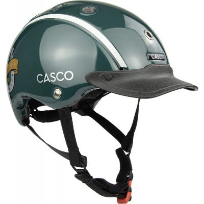CASCO Helma Nori Lucky Kid Emerald green grey horseshoe – Zboží Dáma