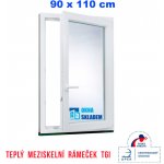 ERKADO 90 x 110 cm bílé otevíravé i sklopné pravé – HobbyKompas.cz