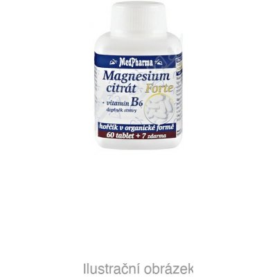 MedPharma Magnesium citrát+vitamin B6 365 tablet – Hledejceny.cz