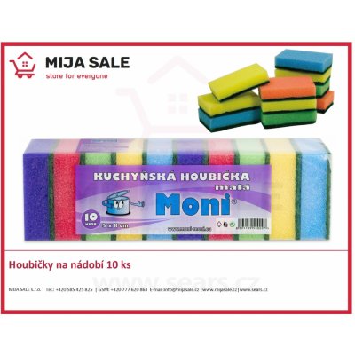 MONI Kuchyňské houbičky na nádobí malé 10 ks – Hledejceny.cz