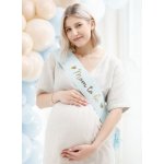 PartyDeco Šerpa Mom to be světle modrá 75 cm – Zboží Dáma