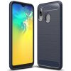 Pouzdro a kryt na mobilní telefon Samsung Protemio 15042 FLEXI TPU Obal Samsung Galaxy A20e modrý