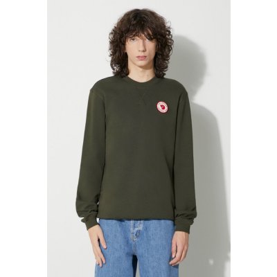 Fjällräven 1960 Logo Badge Sweater deep Forest – Zboží Mobilmania