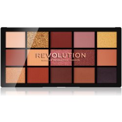 Makeup Revolution paletka 15 očních stínů Re-Loaded Velvet Rose Eyeshadows Palette 16,5 g