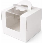 Cake star dortová krabice LILI bílá s okénkem a úchytem 26 x 26 x 17cm – Hledejceny.cz