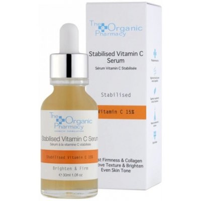 The Organic Pharmacy Stabilised Vitamin C rozjasňující sérum 30 ml – Zboží Mobilmania