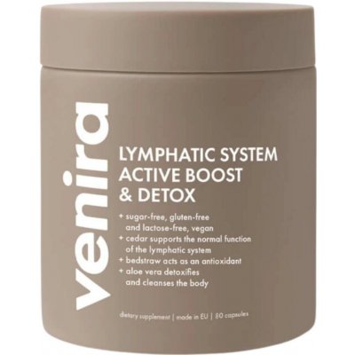 Venira lymfa system, active boost & detox, 80 kapslí – Hledejceny.cz