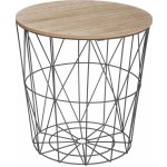 Atmosphera Kumi 41 cm x 40 cm hnědá černá – Zboží Dáma