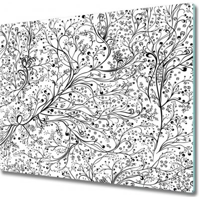 Sklenene deska do kuchyne Propletené větve 60x52 cm – Zboží Mobilmania