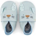 Bobux Kožené barefoot capáčky hopsy seafoam – Sleviste.cz