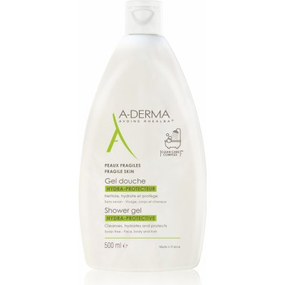 A-Derma Hydra-Protective hydratační sprchový gel 500 ml