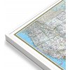 Nástěnné mapy National Geographic USA - nástěnná mapa Classic 110 x 77 cm Varianta: mapa v hliníkovém rámu, Provedení: bílý rám