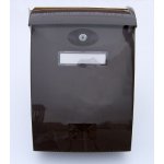 Poštovní schránka ABS1 240x345x102 mm, barevné varianty Varianta: ABS - 1 hnědá – Hledejceny.cz