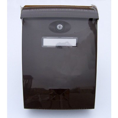 Poštovní schránka ABS1 240x345x102 mm, barevné varianty Varianta: ABS - 1 hnědá – Hledejceny.cz