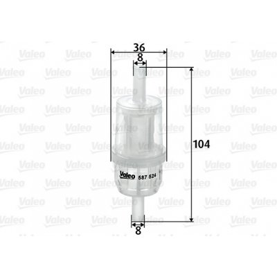 587524 VALEO Palivový filtr – Zbozi.Blesk.cz